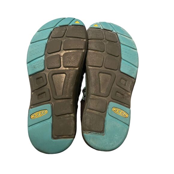 Keen Uneek Women's Blue & Black Woven Paracord Water Sandal Flat Size 6.5 - Picture 4 of 10